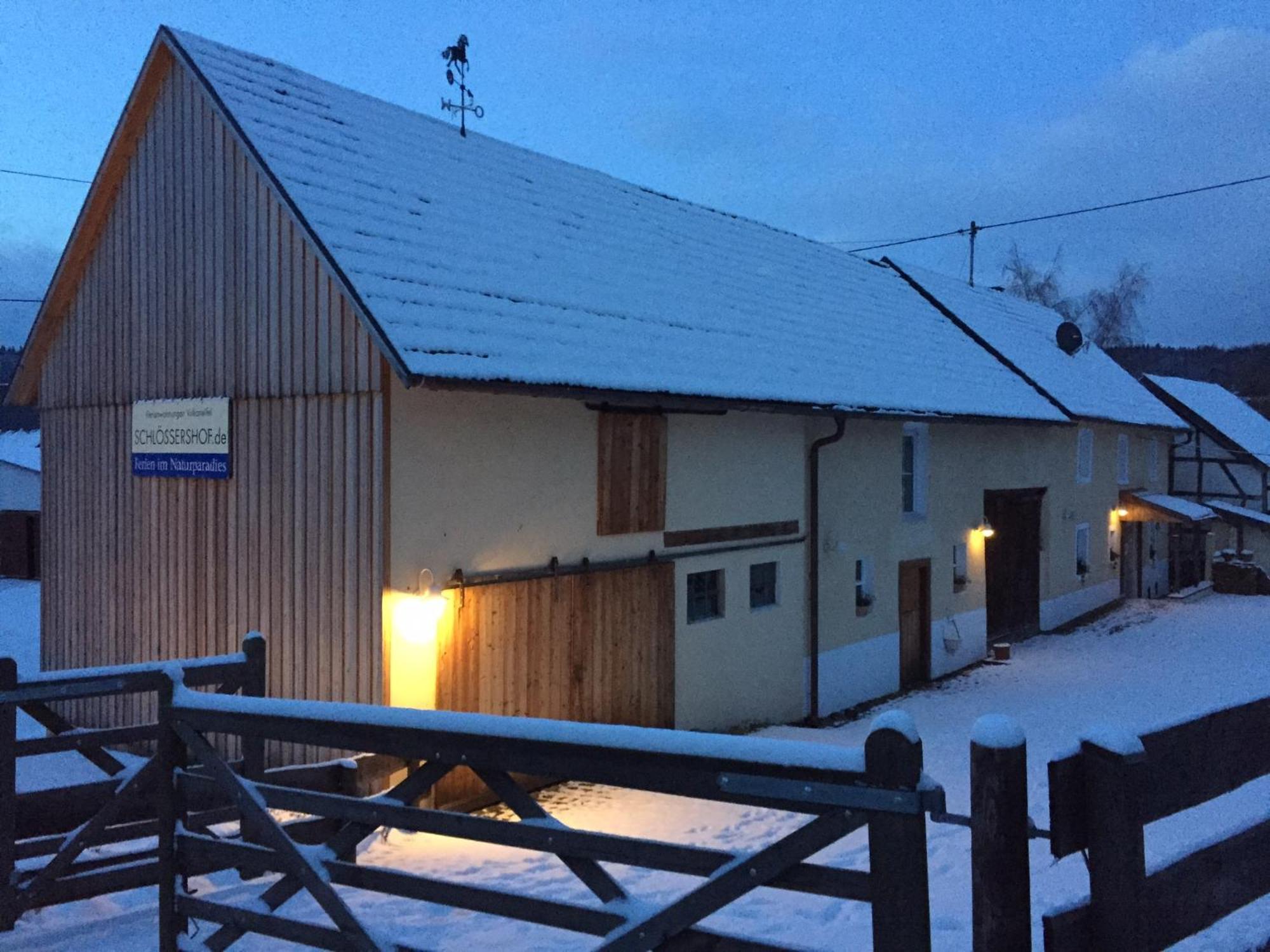 Ferienwohnung Schloessershof Borler Buitenkant foto